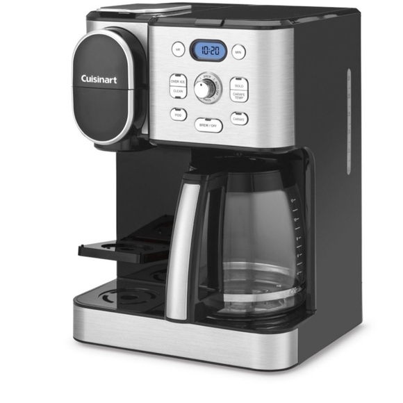 Cuisinart Dual Brew Black and Silver Coffee Maker
